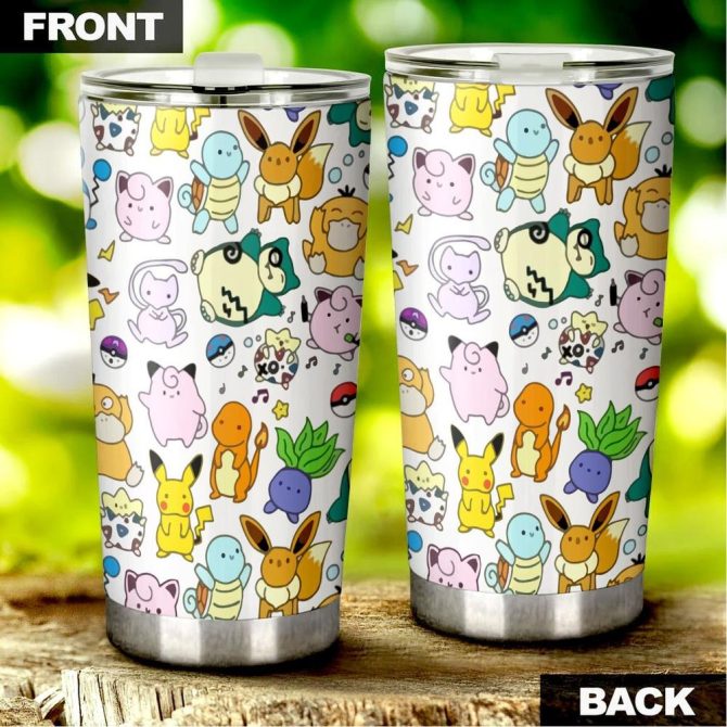 Colorful Cartoon Character Tumbler - Stainless Steel Insulated Cup For Fans