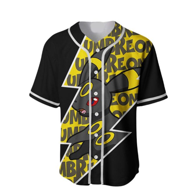 Stylish Pokémon Umbreon Baseball Jersey – Bold Design For Fans - Image 2