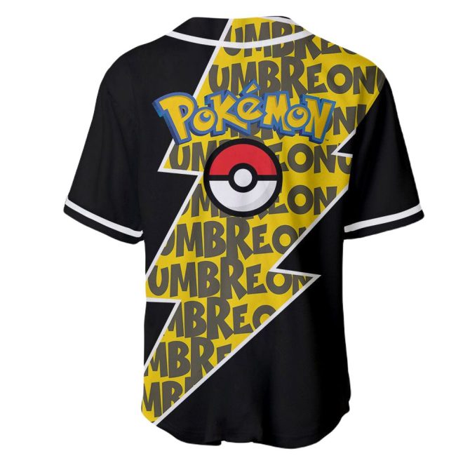 Stylish Pokémon Umbreon Baseball Jersey – Bold Design For Fans - Image 3