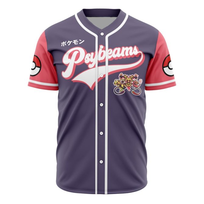 Stylish Psybeams Baseball Jersey – Vibrant Design, Perfect For Fans!