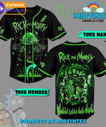 Customizable Rick And Morty Baseball Jersey – Unique Design, Fast Shipping!