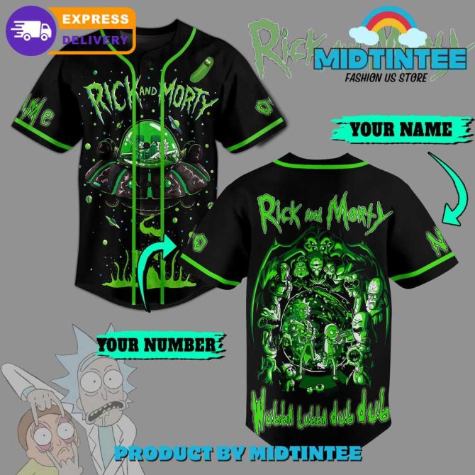 Customizable Rick And Morty Baseball Jersey – Unique Design, Fast Shipping!