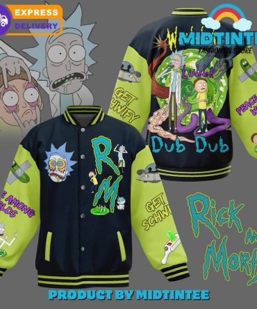 Get Schwifty In Style: Rick & Morty Varsity Jacket - Limited Edition Fast Shipping!