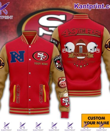 Custom 49Ers Varsity Jacket - Personalized Name, Premium Design, Perfect Gift For Fans