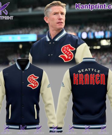 Official Seattle Kraken Varsity Jacket - Premium Quality, Perfect Gift For Fans