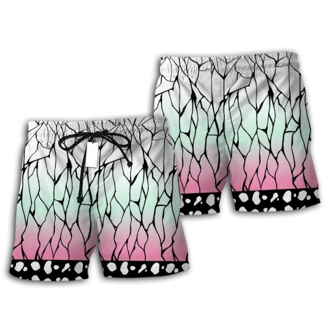 Stylish Gradient Swim Trunks – Men'S Premium Beachwear With Unique Pattern Design
