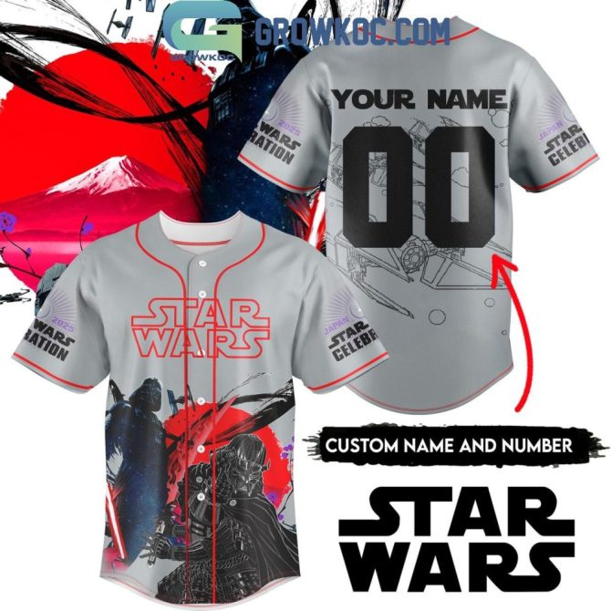 Custom Star Wars Baseball Jersey – Personalize With Your Name & Number – Perfect Gift For Fans!