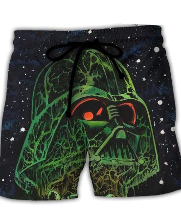 Galactic Warrior Swim Trunks - Bold Graphic Beach Shorts For Men