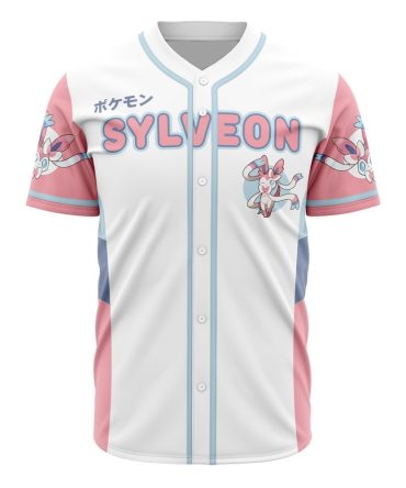 Stylish Sylveon Baseball Jersey - Perfect Gift For Pokémon Fans!