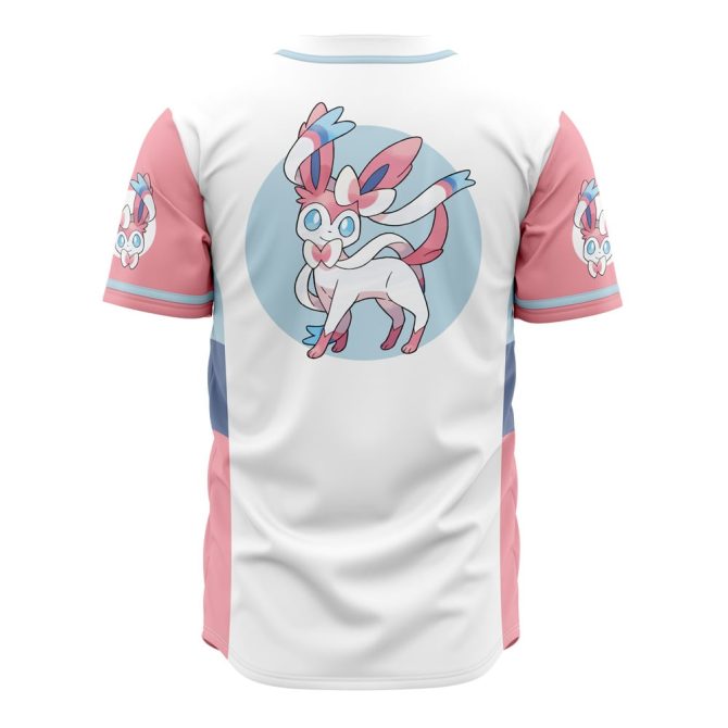 Stylish Sylveon Baseball Jersey - Perfect Gift For Pokémon Fans! - Image 2