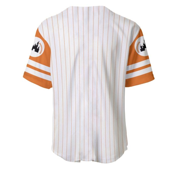 Playful Tigger Baseball Jersey - Fun Striped Design, Vibrant Orange Sleeves, Perfect For Disney Fans! - Image 3