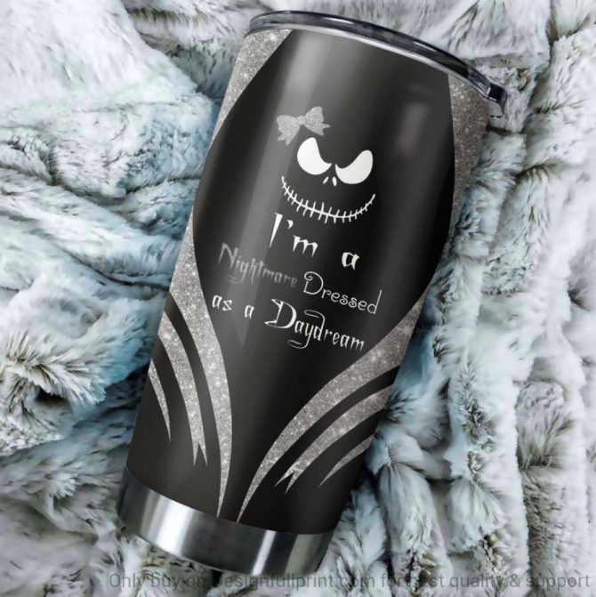 Nightmare Daydream Insulated Tumbler – Spooky Stylish Travel Mug For Hot/Cold Drinks, 20Oz