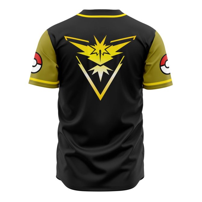 Team Instinct Pokémon Baseball Jersey - Stylish & Comfortable Fan Apparel - Image 2