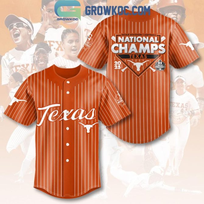Texas National Champs 2025 Softball Jersey - Limited Edition Fan Gear