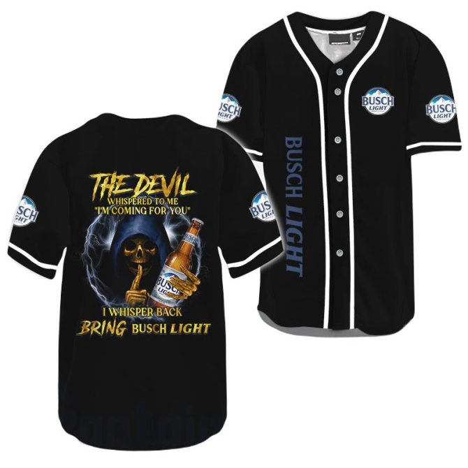Unique Busch Light Baseball Jersey – Bold Design For Beer Lovers