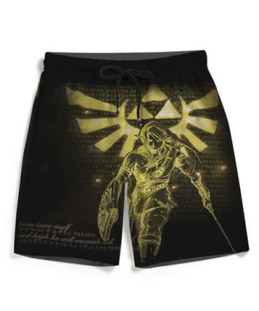 Epic Heroic Graphic Swim Shorts - Perfect For Gaming Fans , Comfortable & Stylish Beachwear