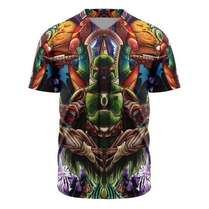 Vibrant Sci-Fi Art Jersey Shirt – Bold Galactic Design For Unique Style