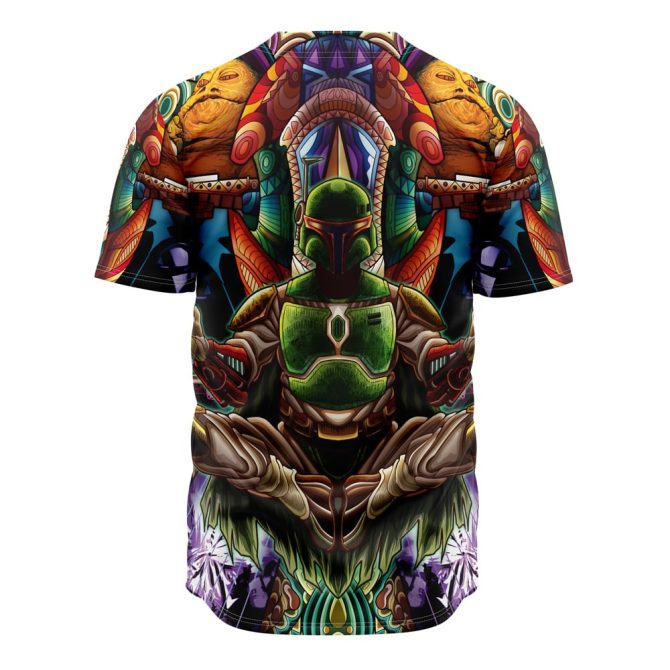 Vibrant Sci-Fi Art Jersey Shirt – Bold Galactic Design For Unique Style - Image 2