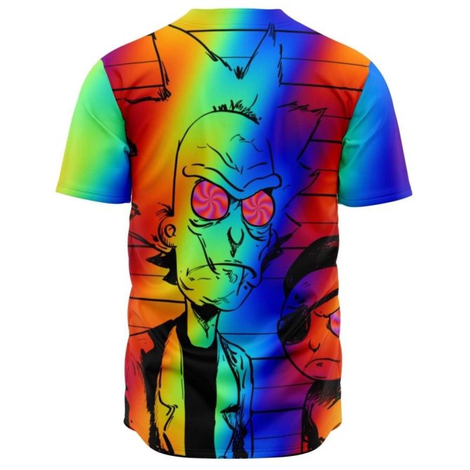 Vibrant Rainbow Graphic Tee - Unisex All-Over Print Shirt For Fans & Trendsetters - Image 3