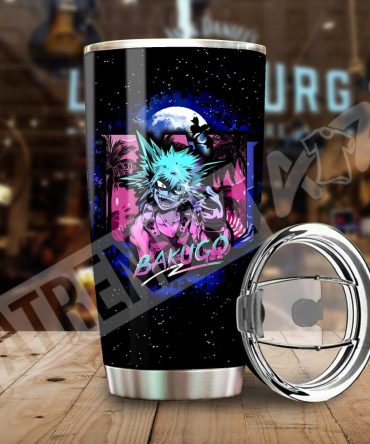 Bakugo Anime Tumbler - Stainless Steel Insulated Travel Mug With Lid - 20Oz, Keep Drinks Hot/Cold