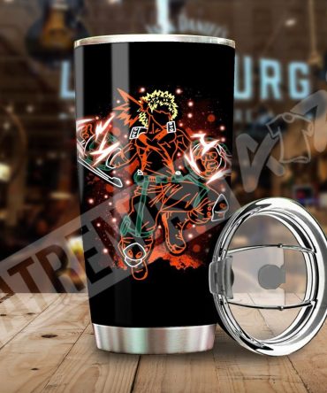 Anime Hero Stainless Steel Tumbler - Insulated Travel Mug For Hot & Cold Drinks
