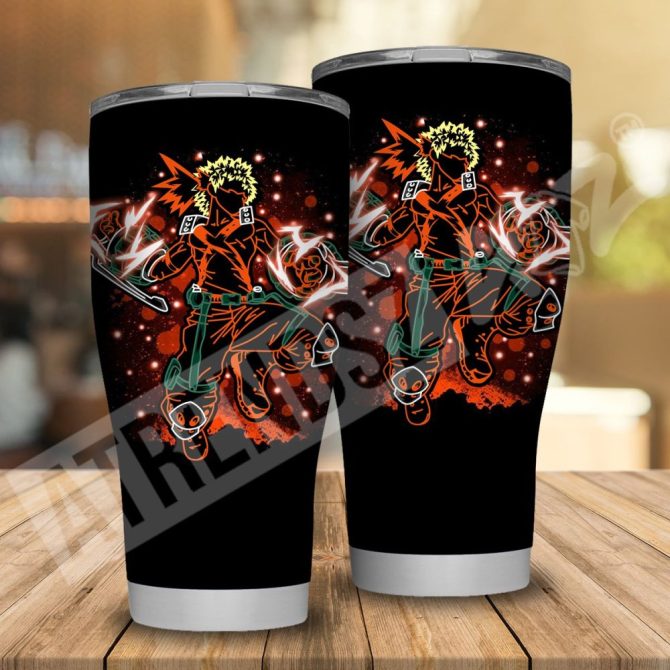 Anime Hero Stainless Steel Tumbler - Insulated Travel Mug For Hot & Cold Drinks - Image 2