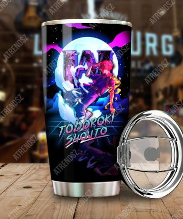 Anime-Inspired Todoroki Shouto Travel Tumbler – 20Oz Insulated Stainless Steel Cup