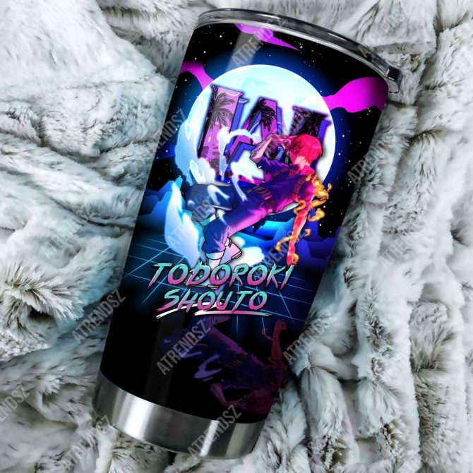 Anime-Inspired Todoroki Shouto Travel Tumbler – 20Oz Insulated Stainless Steel Cup - Image 4