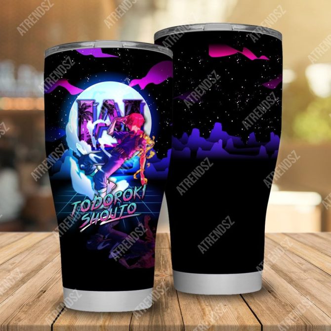 Anime-Inspired Todoroki Shouto Travel Tumbler – 20Oz Insulated Stainless Steel Cup - Image 2