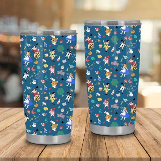 Enchanting Wonderland Stainless Steel Tumbler - Double Wall Insulated Travel Mug 20Oz