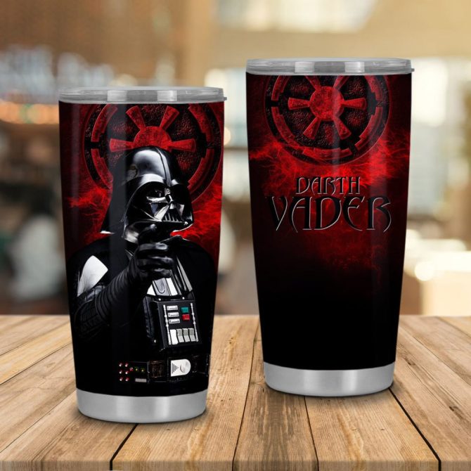 Star Wars Darth Vader Tumbler Cup - 20Oz Insulated Travel Mug For Fans
