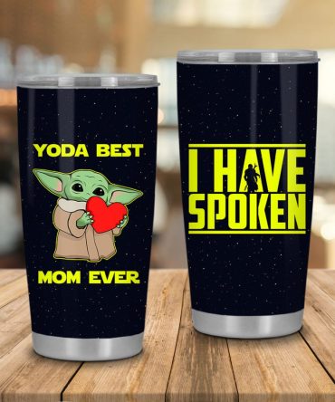 Yoda Best Mom Ever Tumbler - Cute Baby Alien Gift For Star Fans , Insulated Travel Cup