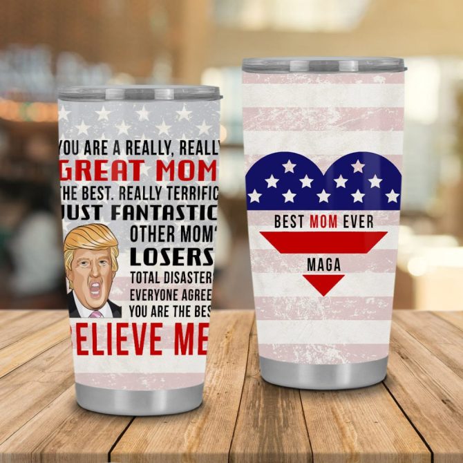 Funny Great Mom Tumbler - Unique Gift For Moms - 20Oz Insulated Travel Cup - Image 2