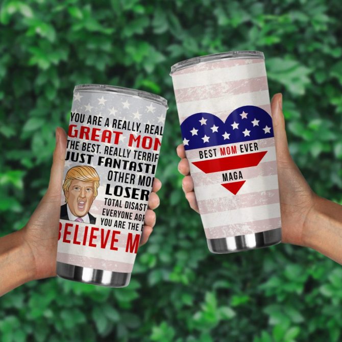 Funny Great Mom Tumbler - Unique Gift For Moms - 20Oz Insulated Travel Cup - Image 4