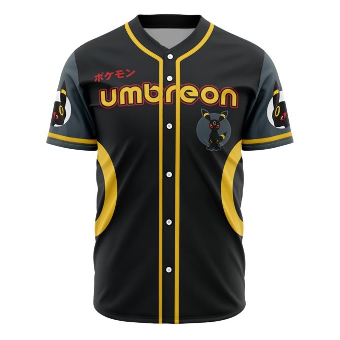 Stylish Umbreon Baseball Jersey - Premium Anime Fan Apparel For Gamers & Collectors