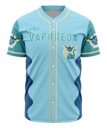 Vaporeon Baseball Jersey – Stylish Pokémon Fan Apparel For All Ages