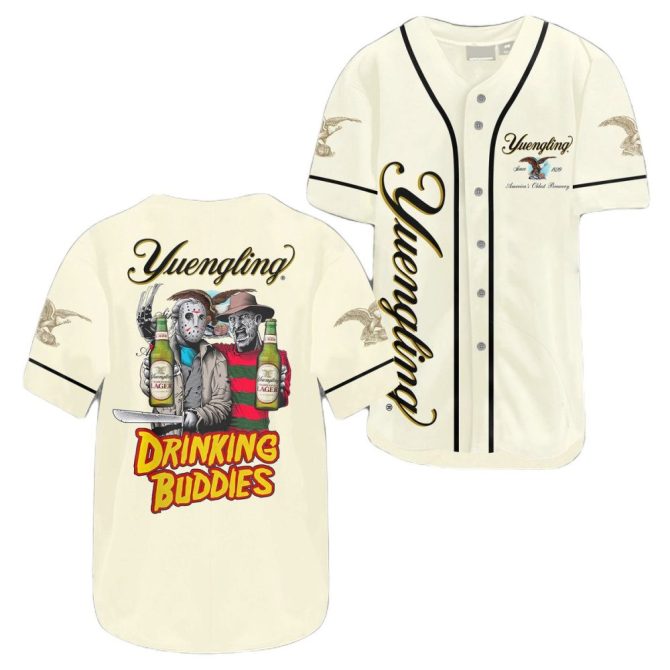 Yuengling Baseball Jersey - Drinking Buddies Design For Beer Lovers