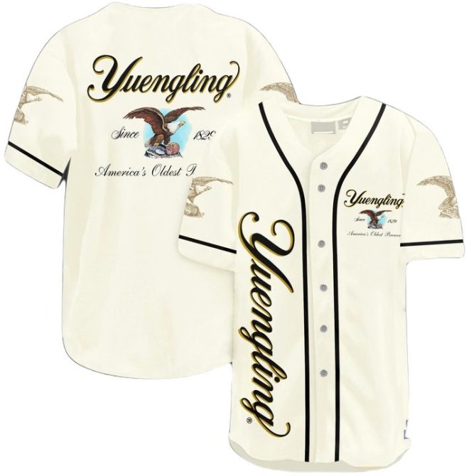 Yuengling Baseball Jersey - Vintage Style, Classic Design, Perfect Gift For Beer Lovers