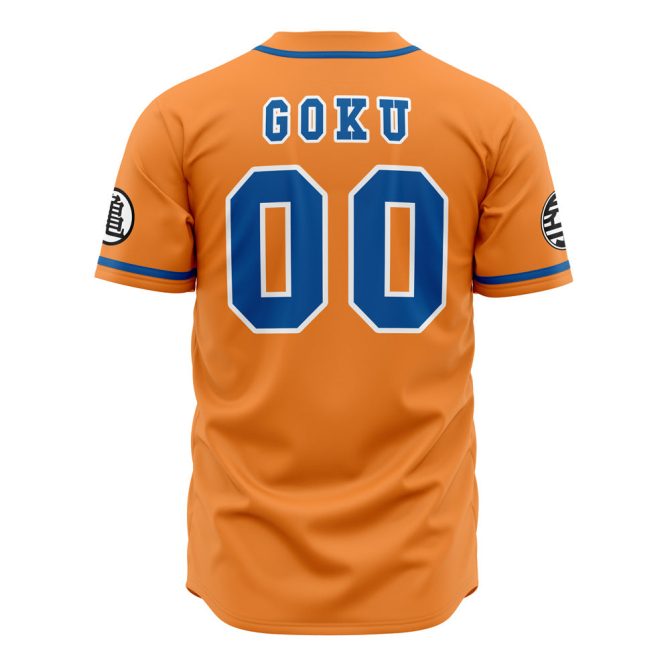 Dragon-Inspired Z-Fighters Baseball Jersey - Vibrant Orange, Premium Quality For Fans - Image 2