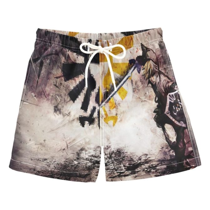 Epic Warrior Graphic Swim Shorts For Men - Stylish & Comfortable Beachwear