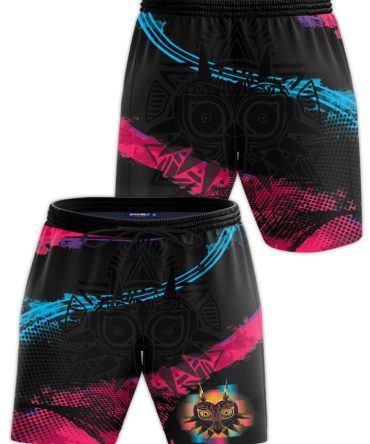 Vibrant Graphic Athletic Shorts - Bold Design For Ultimate Comfort & Style