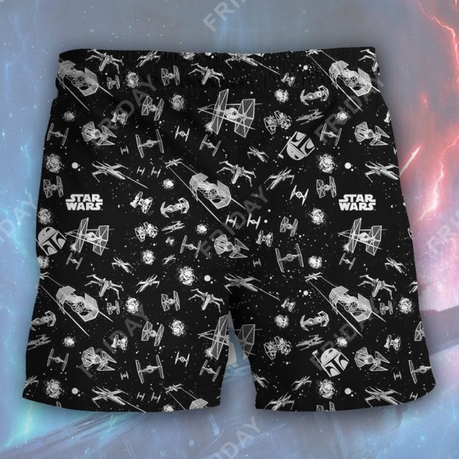 Star Wars Men'S Galaxy Print Lounge Shorts – Comfortable & Stylish Sci-Fi Apparel - Image 2