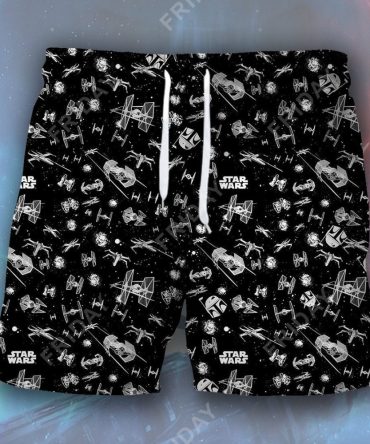 Star Wars Men'S Galaxy Print Lounge Shorts – Comfortable & Stylish Sci-Fi Apparel