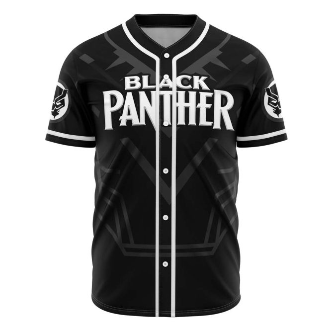 Black Panther Baseball Jersey - Stylish Marvel Fan Apparel For Men & Women