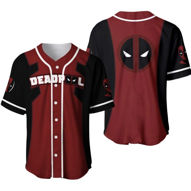 Deadpool Baseball Jersey - Comic-Inspired Sportswear For Fans - Unisex