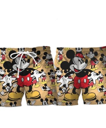 Vintage Cartoon Character Swim Shorts – Fun & Stylish Beachwear For Kids & Adults