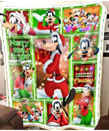 Cozy Christmas Blanket With Goofy & Friends – Festive Holiday Throw For Kids & Adults
