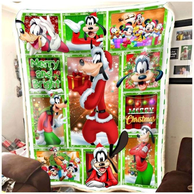 Cozy Christmas Blanket With Goofy & Friends – Festive Holiday Throw For Kids & Adults