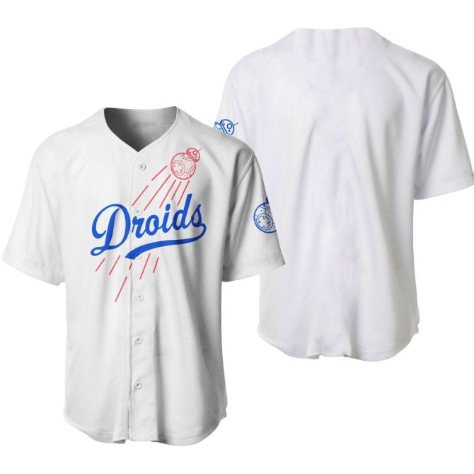 Limited Edition Droids Baseball Jersey - Stylish Fan Apparel For Sports Lovers