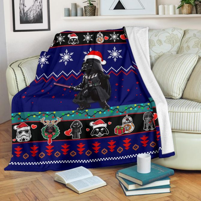 Cozy Star Wars Christmas Throw Blanket - Perfect Holiday Gift For Fans!